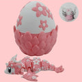 Enchanted 3D Egg with Miniature Inside - Handcrafted Printed Collectible | Fantasy Decor & Gift (Cherry Blossom Dragon & Egg (Box))