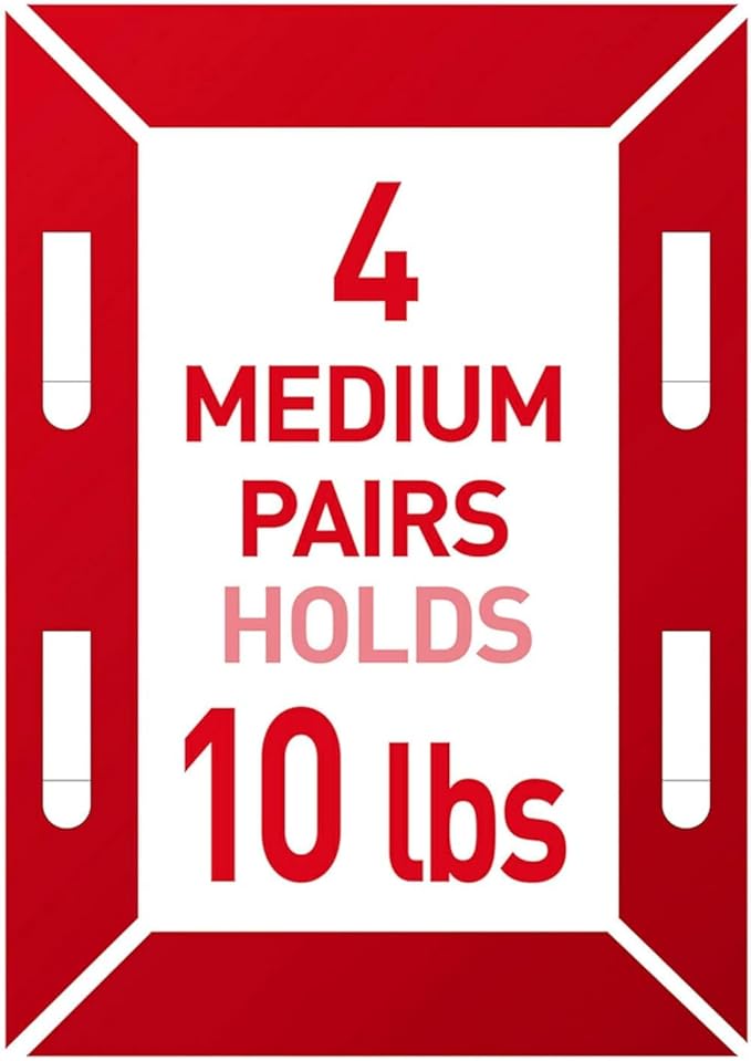 Amazon Basics Rectangular Photo Picture Frame 5" x 7" Pack of 2 & Command Medium Picture Hanging Strips