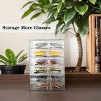 Clear Acrylic 6 Drawers Storage Organizer for Hair Accessories Stackable Containers Box for Cosmetics Jewelry Stationery Storage Organization Drawers Set (6 Drawers)