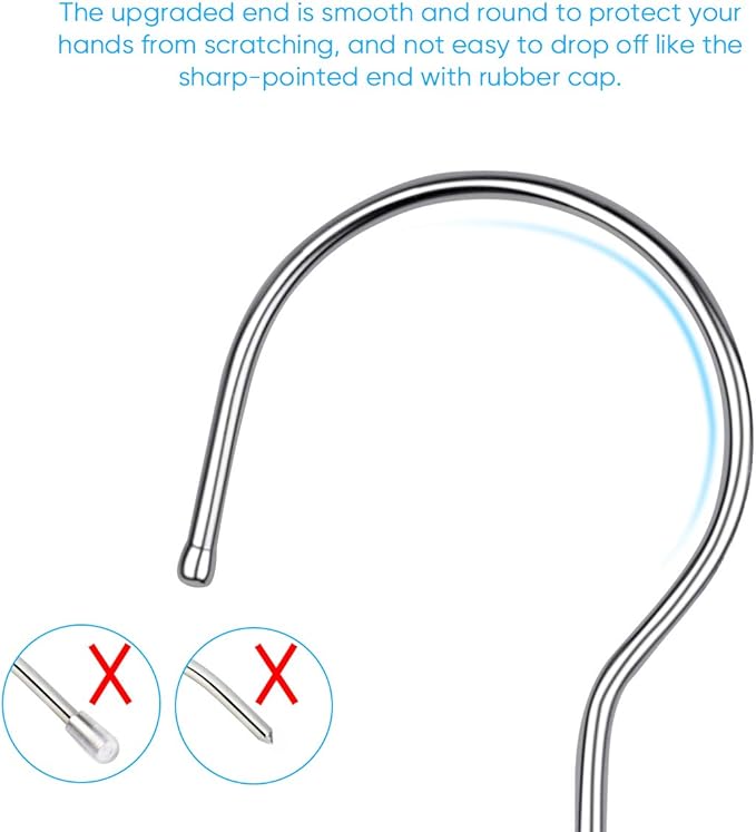 Fayleeko Wire Coat Hangers - Strong Heavy Duty Stainless Steel Metal Hangers, Ultra Thin Space Saving (30 Pack, 16.5 Inch)
