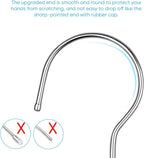 Fayleeko 10 Pack Wire Coat Hangers - Strong, Heavy Duty Stainless Steel Metal Hangers, 16.5 Inch Ultra Thin, Space Saving