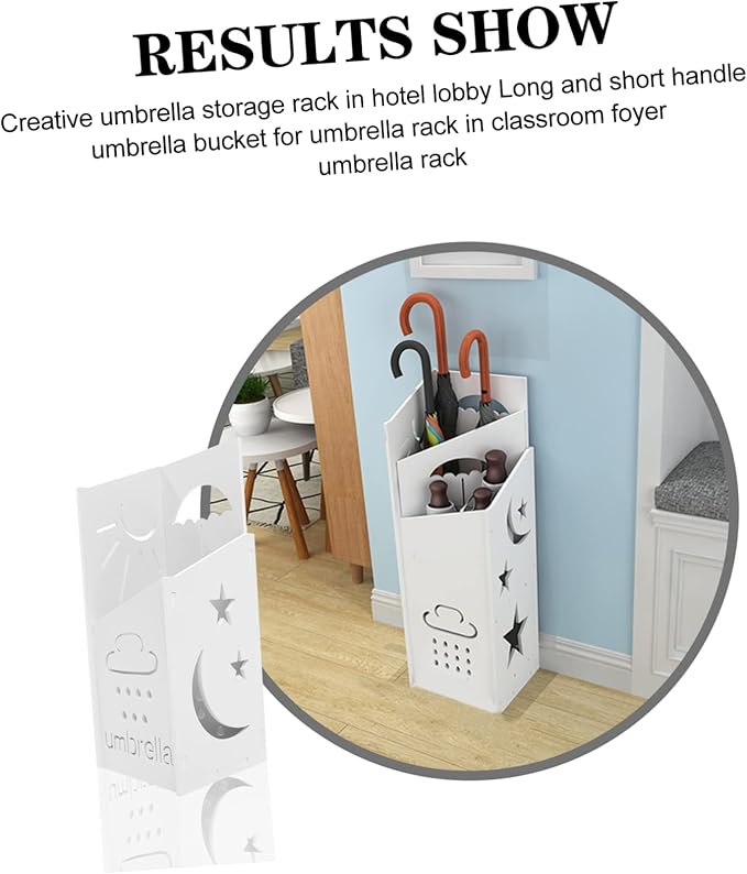 Decorative Umbrella Stand - Stylish Umbrella Holder for Home, Hall, or Classroom - Functional Storage Rack for Entryway, Porch, or Office - Space-Saving Design
