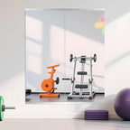 Ruomeng Home Gym Mirror, 55''x24''x2PCS Full Length, Large Frameless Body Mirror Tempered Glass for Gym, Workout, Yoga, Garage, Dance Studio