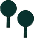 Magnetic Wreath Hanger Heavy Duty Magnet Hooks Hanging Supplies for Metal Door Refrigerator Christmas Wreaths Party Decoration Super Strong Magnetism (Green, 2 Pack)