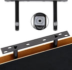 Fixwal Black Shelves, 15.7in Floating Shelves, Farmhouse Shelf Wall Decor for Bathroom, Bedroom, Living and Kitchen Set of 6