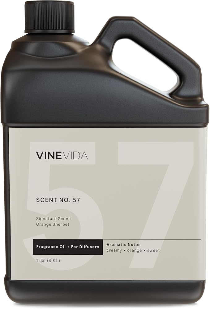 VINEVIDA [128 Fl Oz] Orange Sherbet Fragrance Oil for Cold Air Diffusers, Essential Oils for Diffuser Oil Refill & Air Freshener Room Spray
