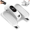 Under Desk Elliptical Exercise Machine, Electric Ellipse Leg Exerciser as Seen on TV, 15 Speeds Foot Exerciser While Sitting for Seniors, Portable Seated Pedal Exerciser for Home Office, Gifts