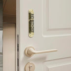 Mezuzah with Scroll for Door, Metal Mezuzah Case with Messianic Seal for Hebrew Home Blessing, Jewish Gifts, Jewish House Warming Decor, Christmas, Easter (Black)