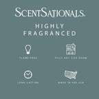 ScentSationals Zen Scented Wax Melts - Eucalyptus, Spearmint, & Sandalwood, 10oz (24 Cubes)