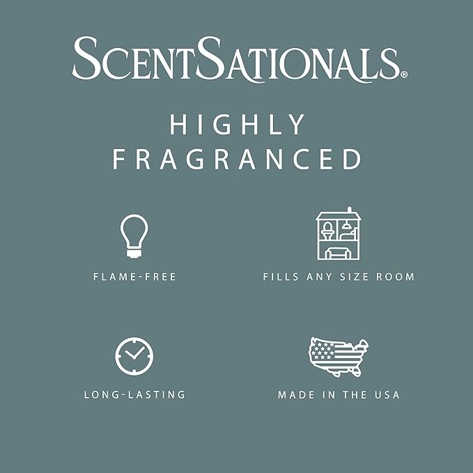 ScentSationals Zen Scented Wax Melts - Eucalyptus, Spearmint, & Sandalwood, 10oz (24 Cubes)