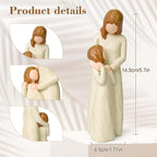 Gifts for Mom from Daughter, Mom and Daughter Figurines, Mother of The Bride Gifts Meaningful for Mother's Day Christmas Birthdays