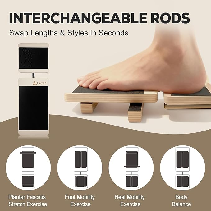 Ankle Strengthener & Ankle Balance Board for Sprained Ankles, Plantar Fasciitis Relief, Posture Correction, Stability Training, Rehab & Injury Prevention – Foot Strengthener for Home & Gym Use
