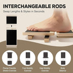 Ankle Strengthener & Ankle Balance Board for Sprained Ankles, Plantar Fasciitis Relief, Posture Correction, Stability Training, Rehab & Injury Prevention – Foot Strengthener for Home & Gym Use