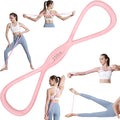 Figure 8 Resistance Band: Resistance Bands with Handles for Working Out - 8 Shaped Resistance Bands for Women - Exercise Bands for Arms - Fullbody Yoga Pulling Rope