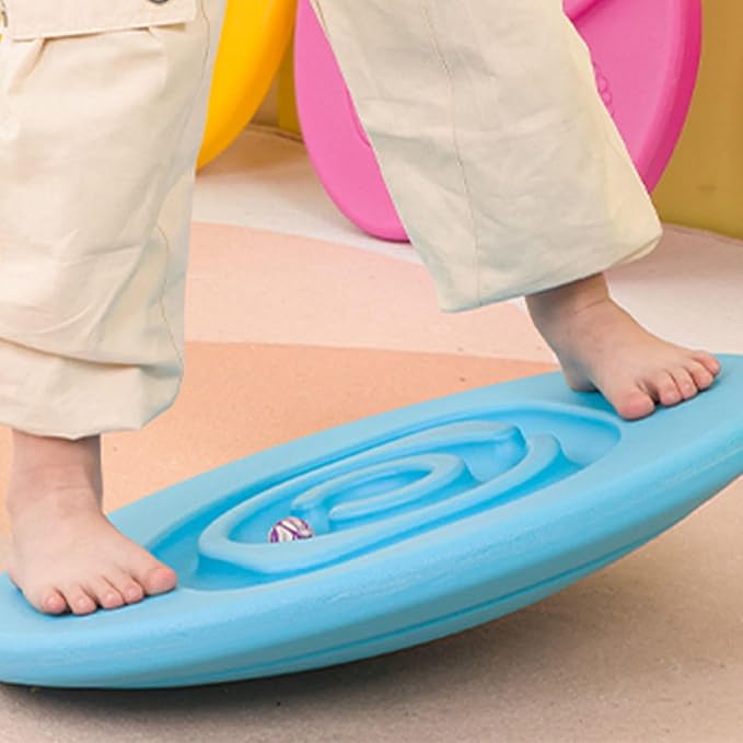 Wobble Board, Kid Rocking Snail Balance Board for Kids Children Maze Balance Board, Indoor and Outdoor Play Snail Balance Board for Kids Snail Balance Board Snail Board for Kids