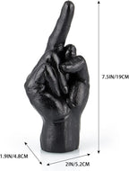 MOLIGOU Hand Gesture Desk Statues, Finger Sculpture Decor, Hand Statue Decor for Living Room, Shelf