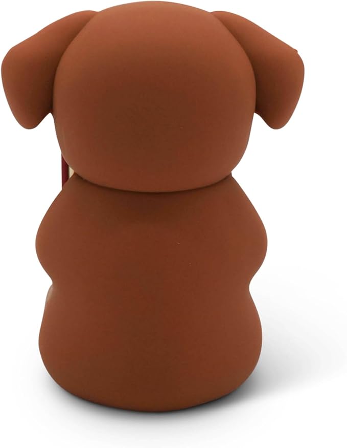 Little Readers – Cute Figurines for Bookshelves, Desks, Terrariums & Home Decor – Book-Loving Animal Statues - Dog