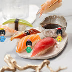 IMIKEYA 12Pcs Japanese Kimono Dolls Resin Miniature Kimono Ornament Figurines - Asian Geisha Decor for Home Table Party Favor Fairy Garden Decoration