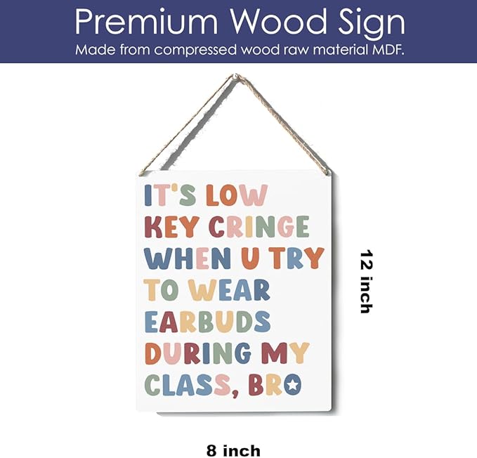 Xiolcxdr Funny Classroom Wall Art Decor Teacher's Day Thank You Appreciation Gifts for Women Man First Day of College Gift Math Geometry Science Music Classroom Prints Wall Sign