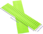 8pcs DIY Plastic Drawer Organizer Adjustable Drawer Dividers for Home Tidy Closet, Socks, Underwear, Office School Supplies, Kitchen Utensil Tools (Green)