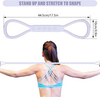 2026 Upgraded Figure 8 Resistance Band for Physical Therapy, Shoulder Back Arm Exercise Bands, 3 Resistance Levels for 15 25 35 Lb for Adult Elderly Kids