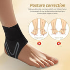 Ankle Balance Board Ankl e Foot Strengthener for Sprained,Single Leg Balance Board witth 2 Ankle Brace,Non-Slip Posture Corrector,Balance Training,Plantar Fasciitis Relief