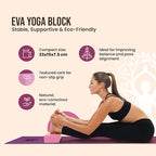 Live Well Starter Kit for Beginners – 2 EVA Foam Yoga Blocks (3x6x9 in) + 8ft Pink Yoga Strap with Loops – Yoga Accessories for Stretching, Balance, Alignment & Flexibility