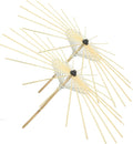 2pcs Parasol Poles Oiled Paper Umbrella Holder Yarn Ball Winder Photography Prop Paper Parasol Chinese Chic Paper Umbrella Stands Diy Crafts Switch Stage Umbrella