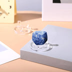 Jetec 8 Pcs Rock Display Stand Geode Stands for Display 3 Peg Clear Acrylic Easels and Holders for Fossil Coral Geodes Rock Mineral Agate Small Collectibles