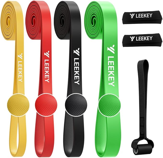 LEEKEY Resistance Bands, Exercise Bands,Pull Up Assist Bands - Bands for Working Out,Band for Men and Women Fitness Training, Physical Therapy,Home Workouts