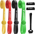 LEEKEY Resistance Bands, Exercise Bands,Pull Up Assist Bands - Bands for Working Out,Band for Men and Women Fitness Training, Physical Therapy,Home Workouts