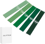 Resistance Bands Set – 5-Level Exercise Bands for Physical Therapy/Yoga/Pilates/Strength Training/Home Fitness Loop Bands with Portable Storage Bag