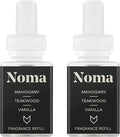 Pura & GUY FOX Home Scent Refill - Smart Home Air Diffuser - Long-Lasting Luxury Fragrance per Refill - Household & Apartment Essential - Clean Diffuser Fragrance - 2 Pack, Noma