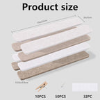 Vuzvuv 8 pcs Bulletin Board Bar Strips No Adhesive Backing with Glue Points ，Self Adhesive Cork Board for Wall，Felt Pin Board for School，Office Decor(Mix-Brown)