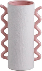 アビテ(Habiter) Avite IG-201-PK Ceramic Umbrella Stand Delanna Umbrella Stand (Pink) 8.1 x 5.1 x 13.0 inches (20.5 x 13 x 33 cm)