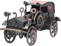 Vintage Car Model Metal Bronze Classic Exquisite Home Decorative Handicraft Ornament, Antique Car Decor for Living Room Office Shelf, Retro Toy Collectible Gift for Car