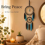 Dream Catchers Blue for Adults Boho Room Décor Dreamcatcher Small Bedroom Wall Hanging for Kids Girls Boys