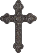Retrome 8.5" H Cast Iron Wall Cross Home Decor, Green……