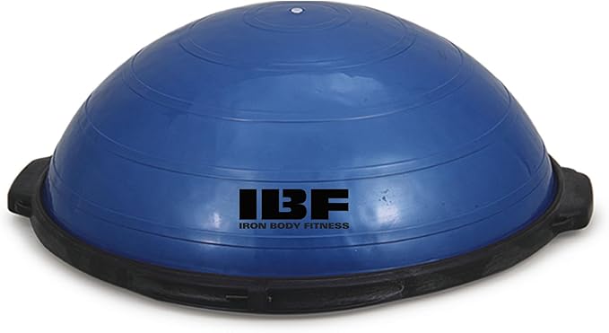 B.T.S. (Balance, Tone, Strength) Dome – Half Exercise Ball, Core Trainer Balance Board, Wobble Board Balance Trainer, Pump Included