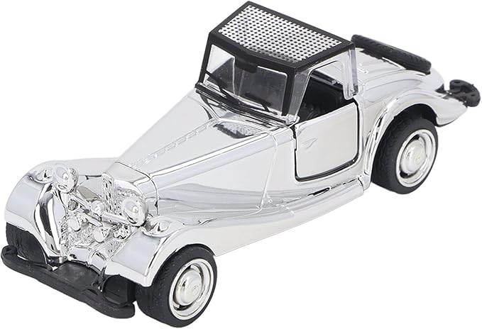 Asixxsix Vintage Car Model, 13x5cm Alloy Metal Antique Die Cast Car Model, Collectible Vehicle Ornament with High Simulation Details for Home Bar Shelf Decor (Style 2)