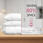 Vacuum Seal Bags for Clothing Travel, 5 Pack Space Saver Vacuum Storage Bags with Electric Pump,Portable Compression Sealer for Clothes, Blankets, Bedding & Travel Essentials,Good for Luggage Packing