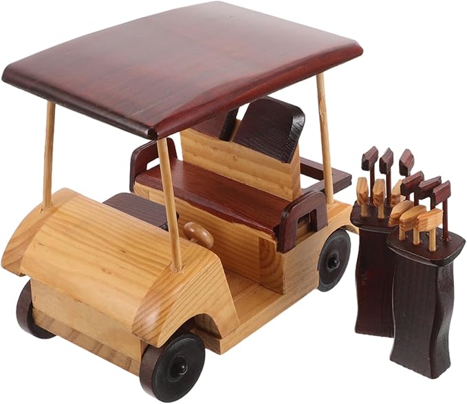 SUPVOX Handmade Vintage Car Sculpture for Home Decoration Unique Antique Vehicle Ornament for Desktop and Bookshelf for Car Lovers