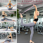 Resistance Bands with Handles,Figure 8 Resistance Band Elastic Fitness Bands Exercise Band for Home Yoga Gym Workout