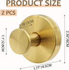 Zorfeter 2 PCS Suction Cup Wreath Hanger, Waterproof Suction Cup Hooks Hanging 15 Lbs Wreath Holder, Strong Hold Suction Hooks for Front Door/Windows/Glass(Gold)