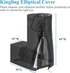 Kingling Elliptical Exercise Machine Cover - Waterproof & Dustproof Protective Cover for Home Use