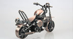 Trebisky Metal Motorcycle Decor Figurine Iron Motorcycle Sculpture Desk Decor Art Gift Vintage Home Office Decor Birthday for Men Friend Dad Son Him (Chopper)
