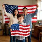 4th of July Decorations Outdoor Patriotic Wreaths for Front Door 250th Anniversary Decorations Red White and Blue American Flag Wreath (American Flag Sunflower C)