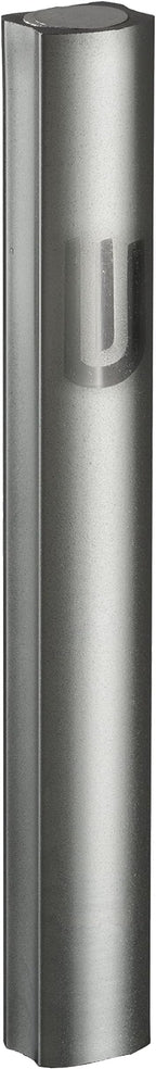 1-Piece Aluminum Door Mezuzah Cases: Special Profile, No Holes, 5-Inch 12cm Hebrew Parchment Scroll Holder Boxes