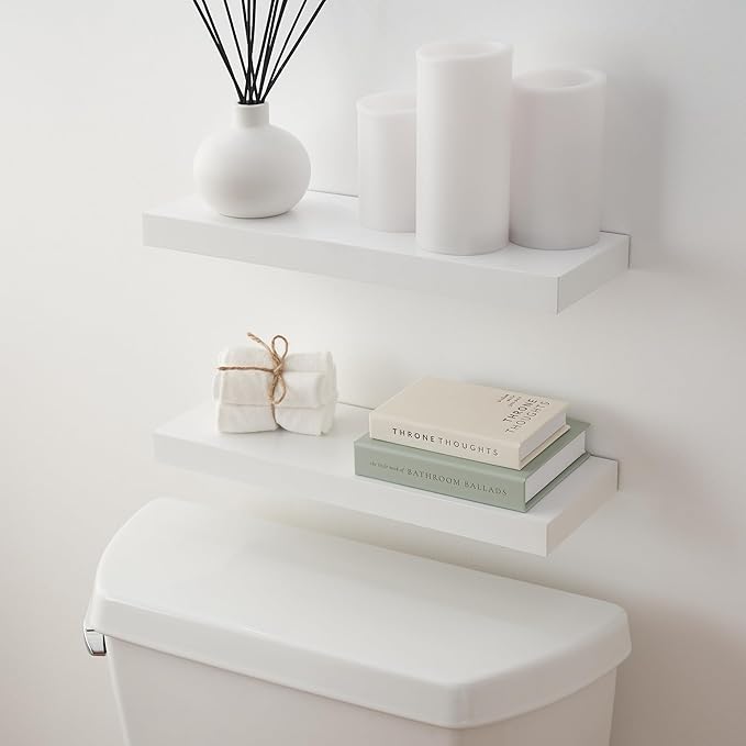 KIBAGA Beautiful Bathroom Decor Books – Set of 2 Modern Books for Your Bath Shelf - Funny Sage Green Restroom Decor and Accessories to Add Charm and Humor to Your Space