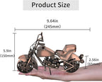 Metal Motorcycle Model - Collectible Moto Decor, Ideal Motorcycle Gifts for Men, Handcrafted Metal Replica for Study/Office/Living Room Decoration
